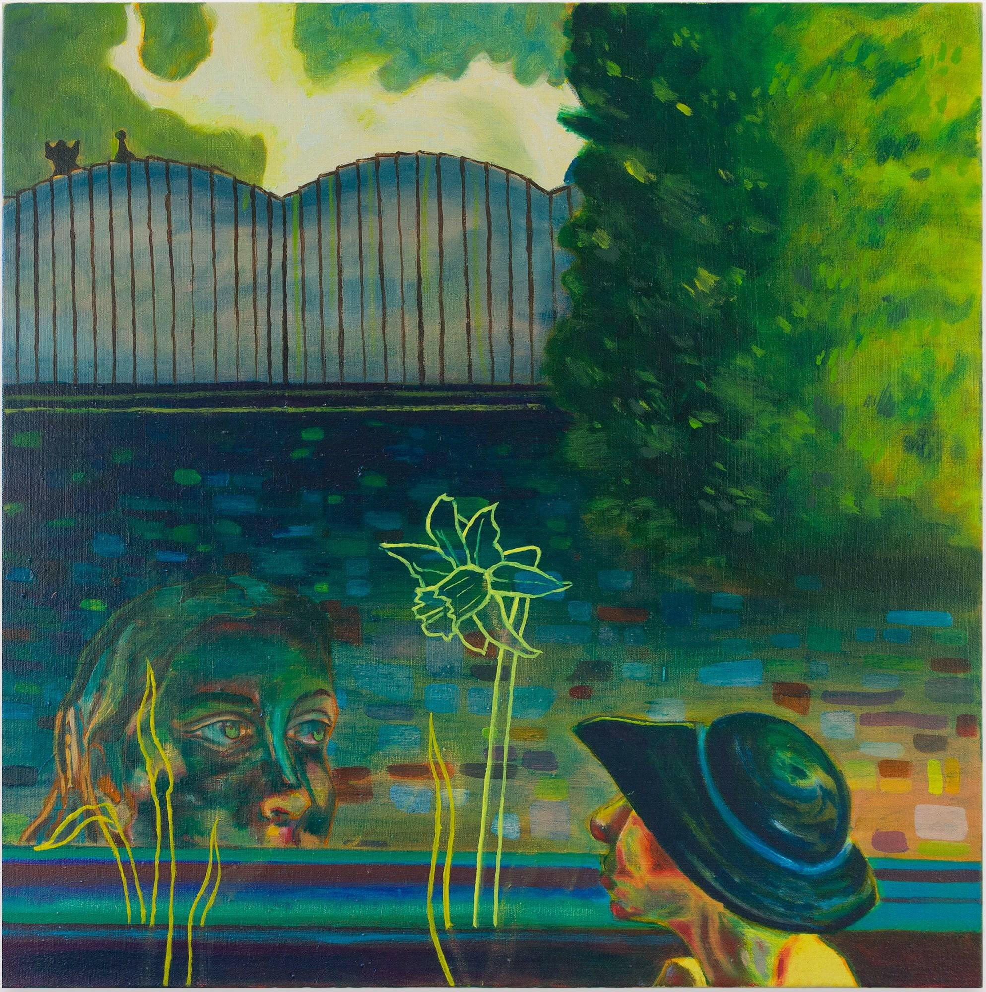 Collection of Abigail Hampsey -Just beyond the wall, in between the fence - Liminal Gallery in a gallery layout