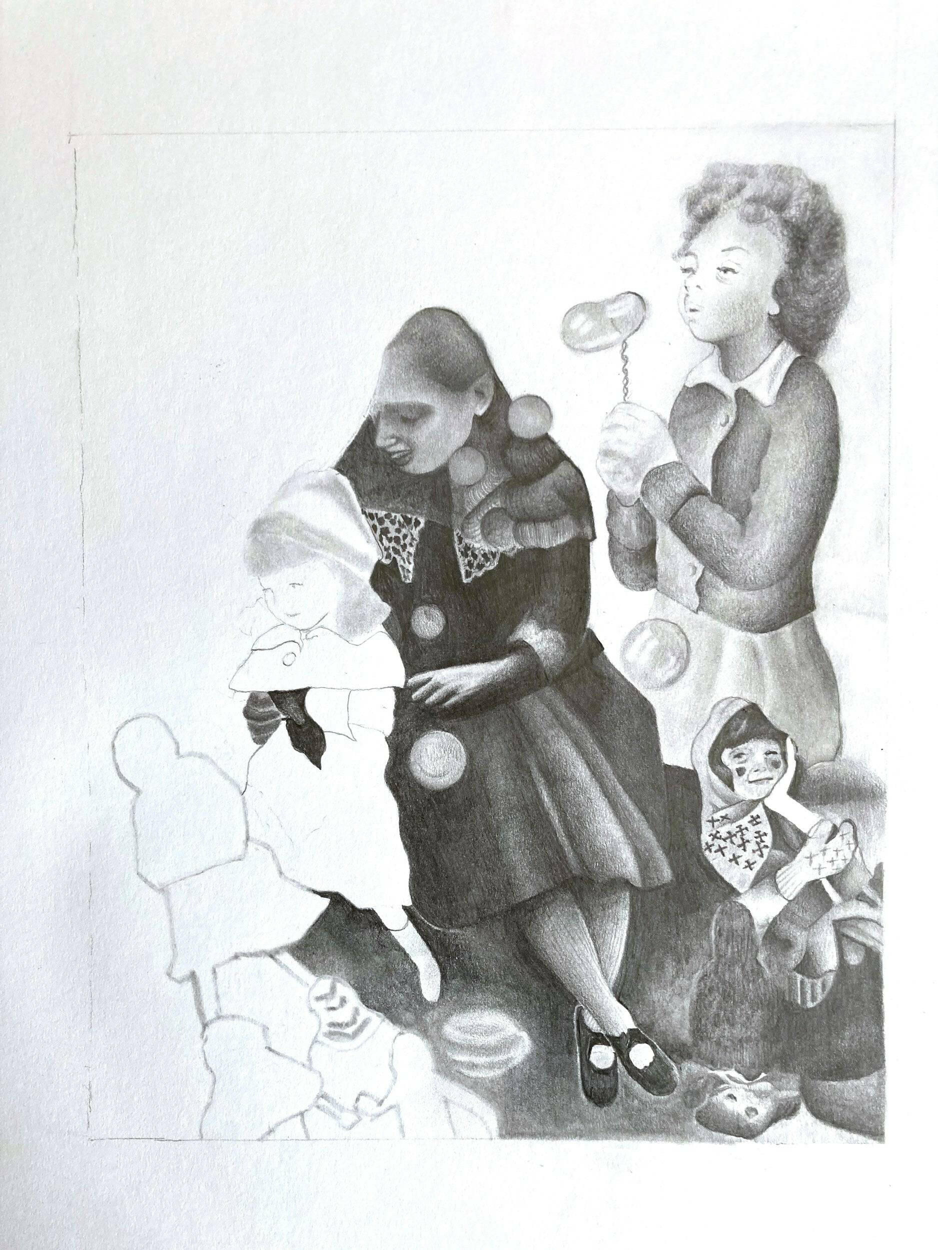 Collection of Alexis Soul-Gray 'Sit With Me A While' - Liminal Gallery in a gallery layout