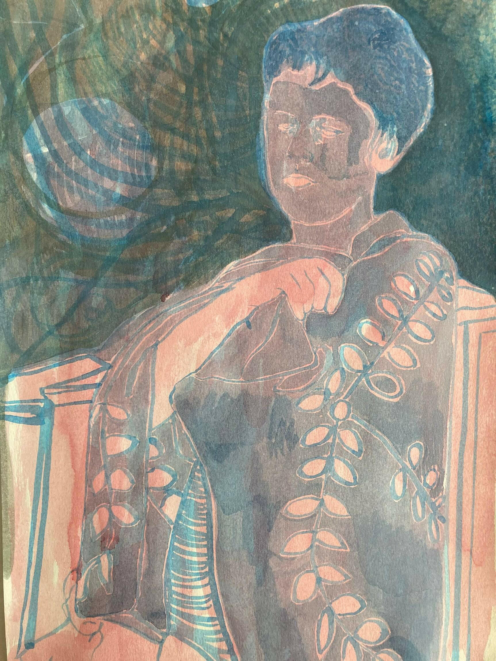 Collection of Alexis Soul-Gray - Swimmer - Liminal Gallery in a gallery layout