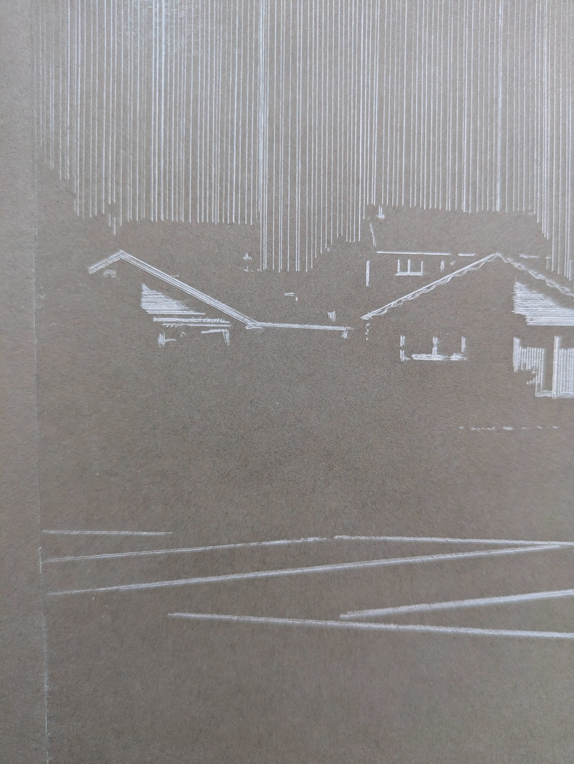 Collection of Andrew Torr - Letter from Helmand Etching in a gallery layout