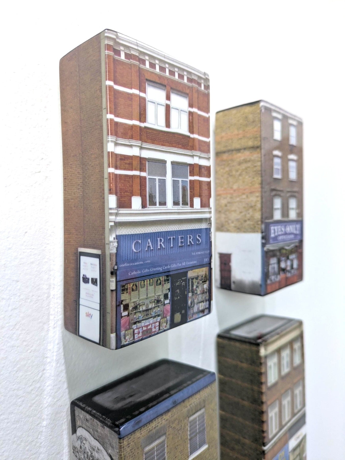 Collection of Barnaby Barford - SCULPTURE #1064 FROM THE TOWER OF BABEL in a gallery layout
