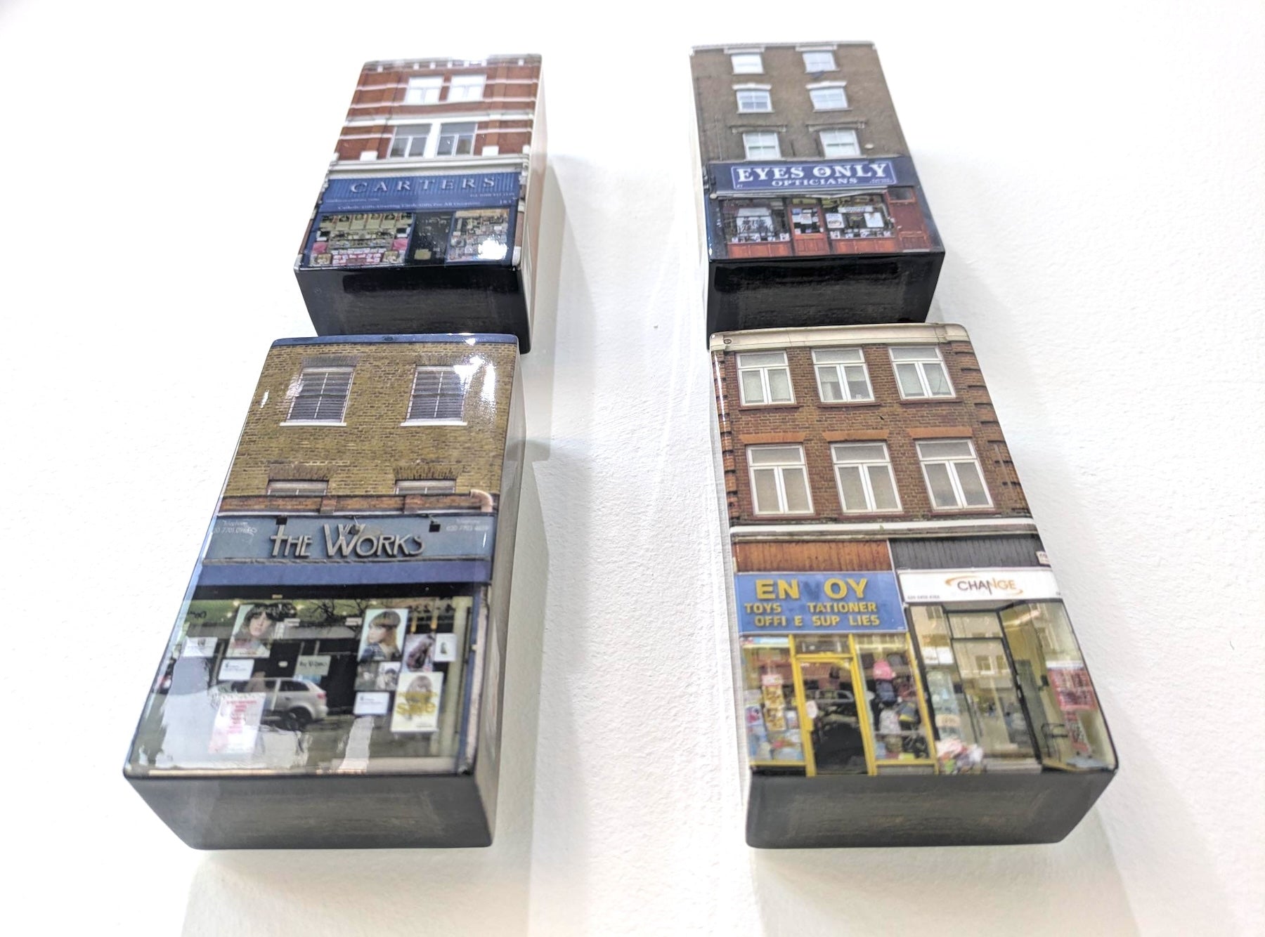 Collection of Barnaby Barford - SCULPTURE #1228 FROM THE TOWER OF BABEL in a gallery layout