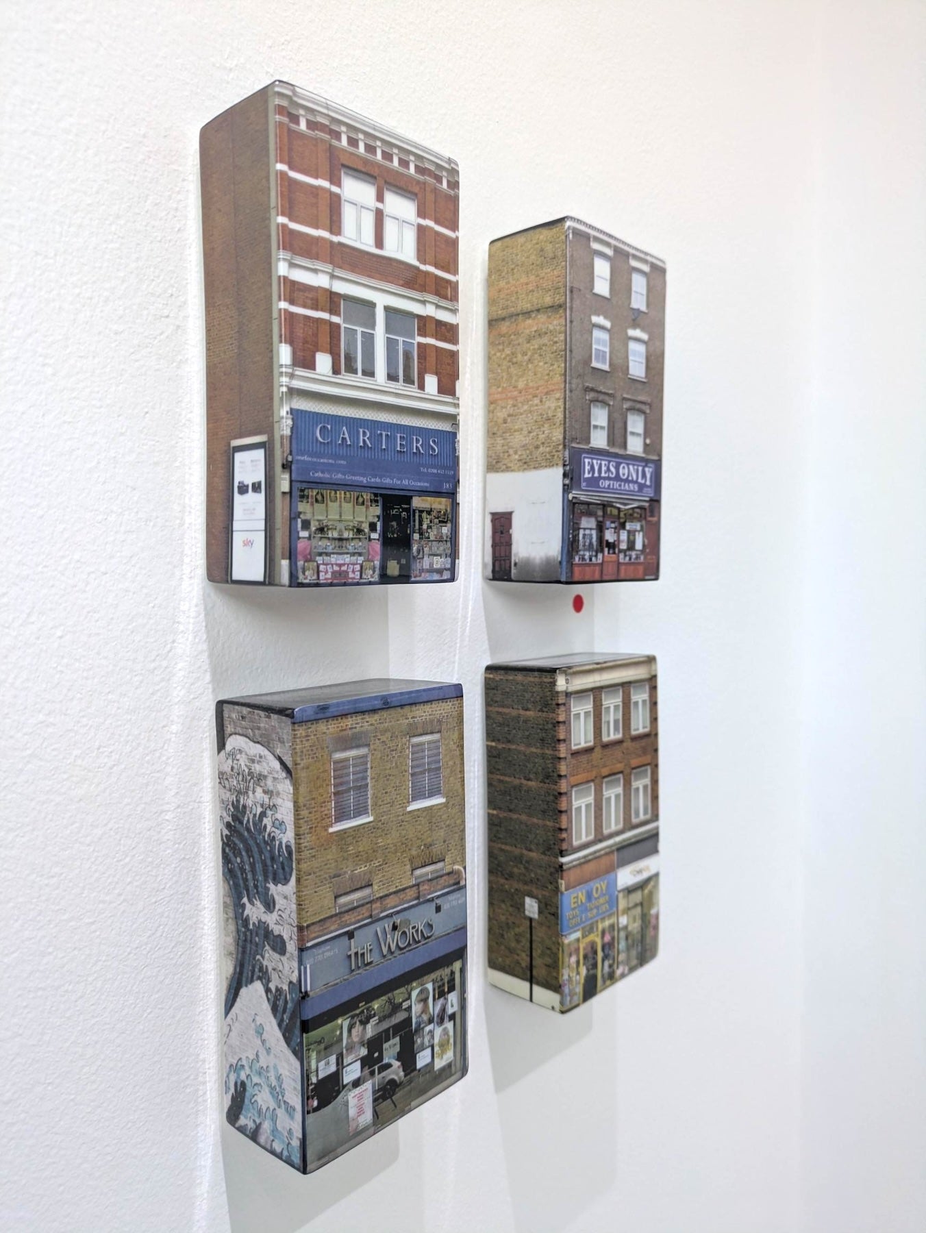 Collection of Barnaby Barford - SCULPTURE #1582 FROM THE TOWER OF BABEL in a gallery layout