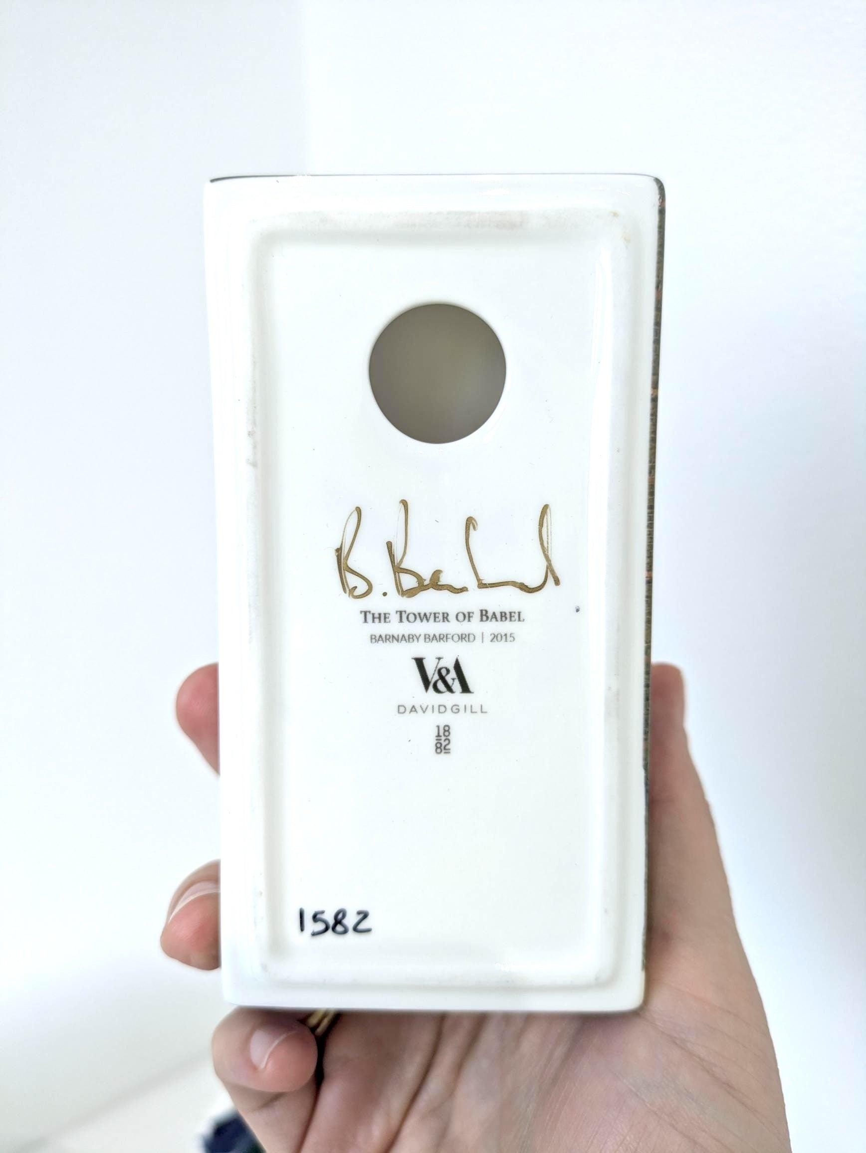 Collection of Barnaby Barford - SCULPTURE #1582 FROM THE TOWER OF BABEL in a gallery layout