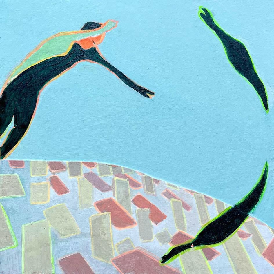 Collection of Catherine Chinatree - Diving into Rocks - Liminal Gallery in a gallery layout