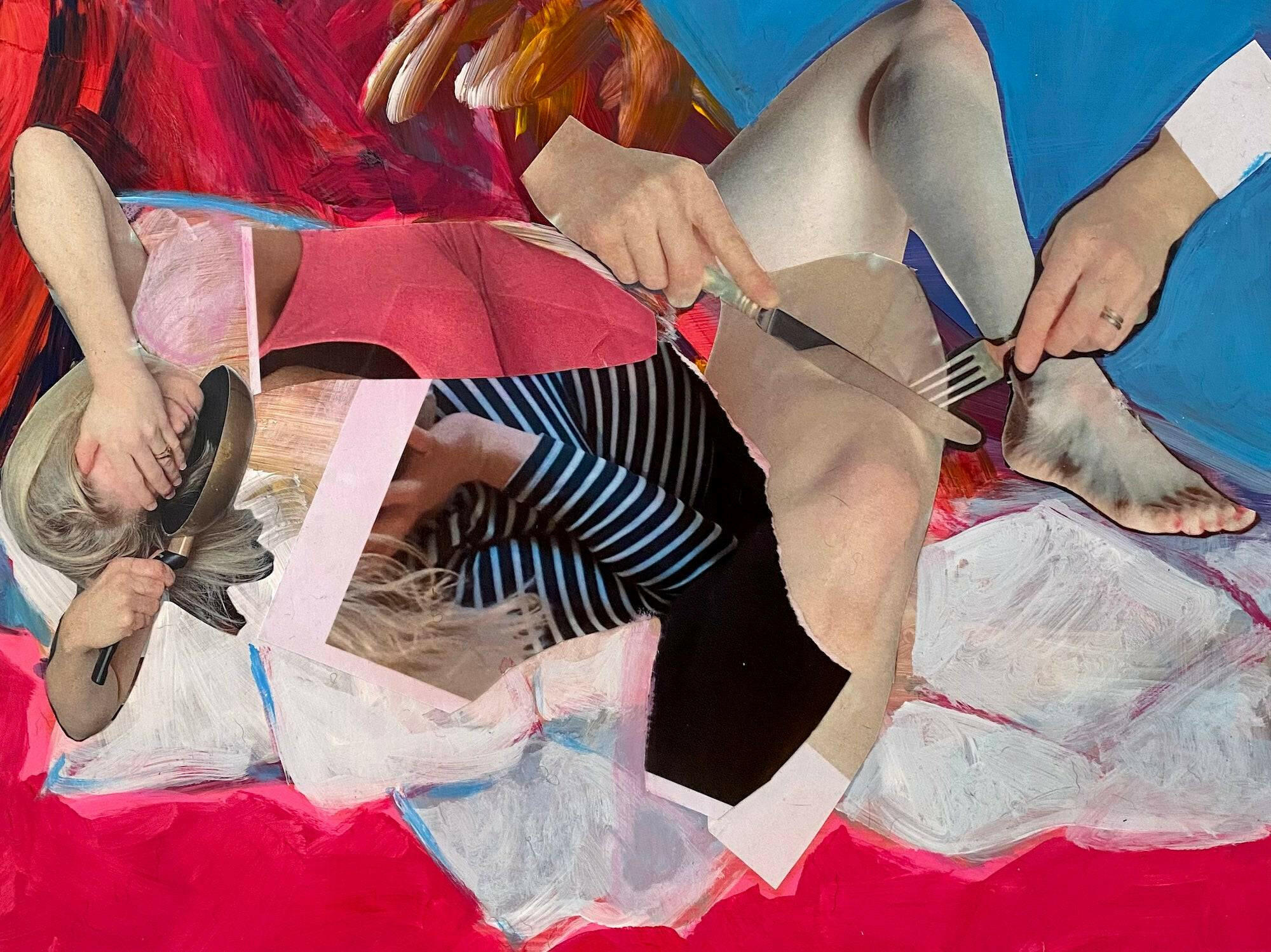 Collection of Catherine Lette - Dining reclining - Liminal Gallery in a gallery layout