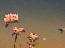 Damien Flood - Dusk Flowers - Fine art at Liminal Gallery