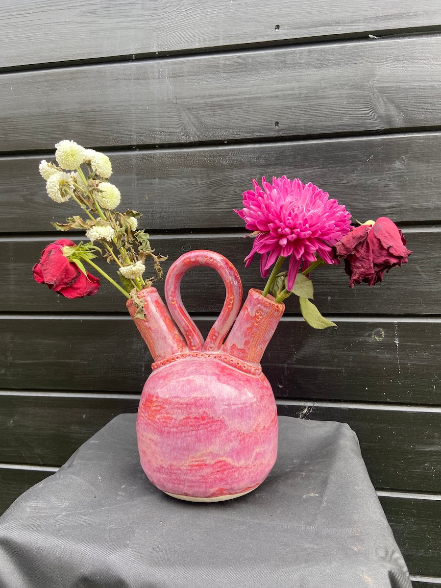 Collection of Jayne Wright - Bi Spout - Tulip Vase in a gallery layout