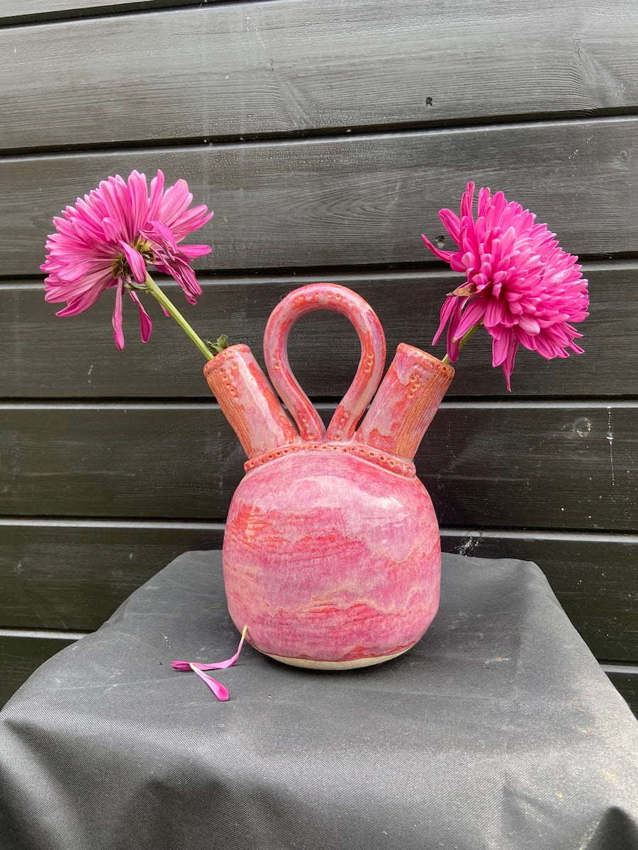 Collection of Jayne Wright - Bi Spout - Tulip Vase in a gallery layout