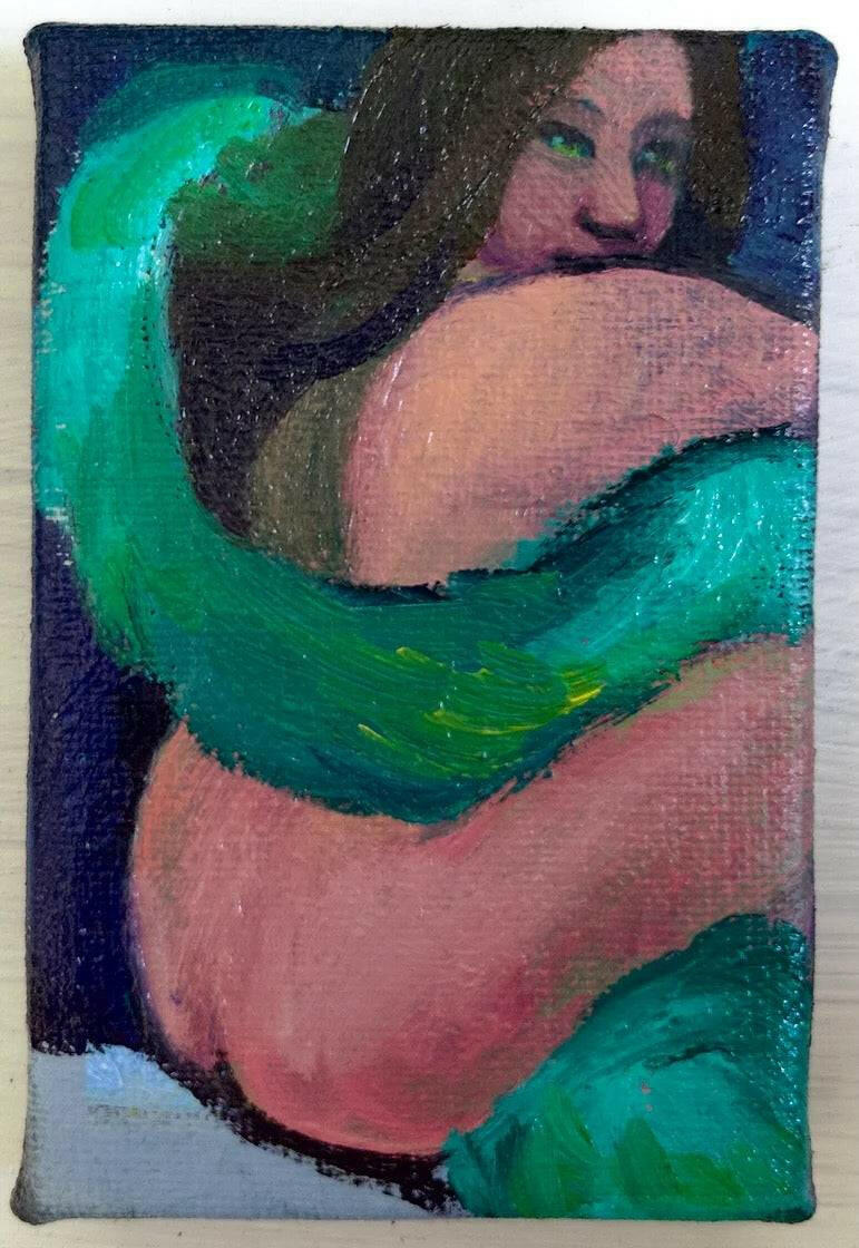 Collection of Lindsey Jean McLean - Emerald Boa - Liminal Gallery in a gallery layout