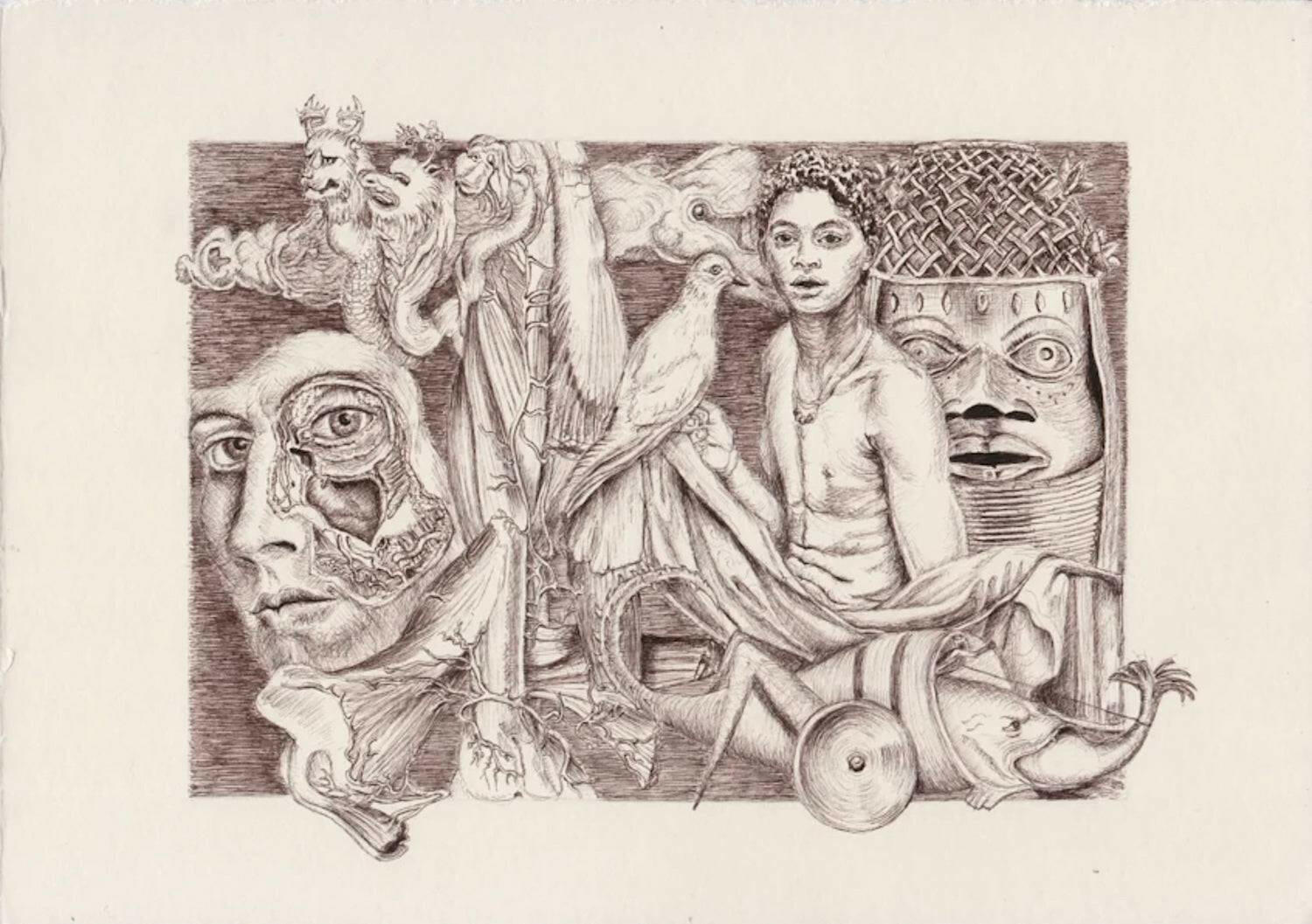 Collection of Lucy Lyons - Archaeology of the Self 3 - Liminal Gallery in a gallery layout