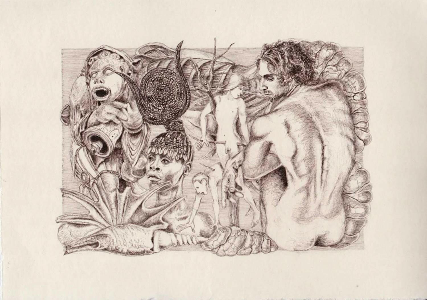 Collection of Lucy Lyons - Archaeology of the Self 4 - Liminal Gallery in a gallery layout