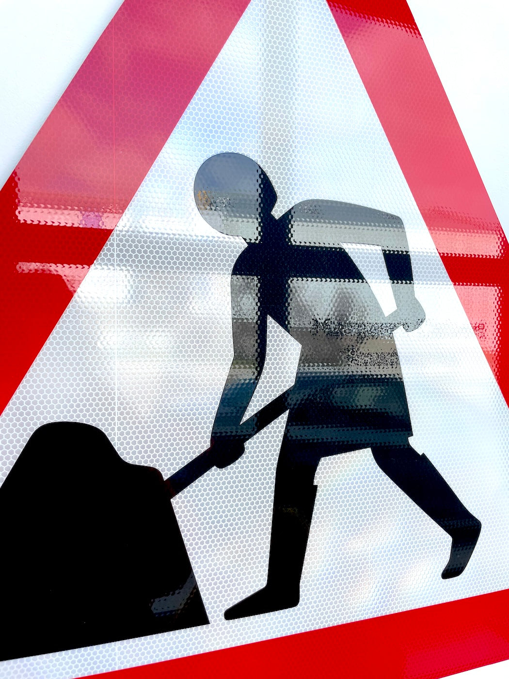 Collection of Margaret Calvert - Roadworks (Woman at Work) in a gallery layout