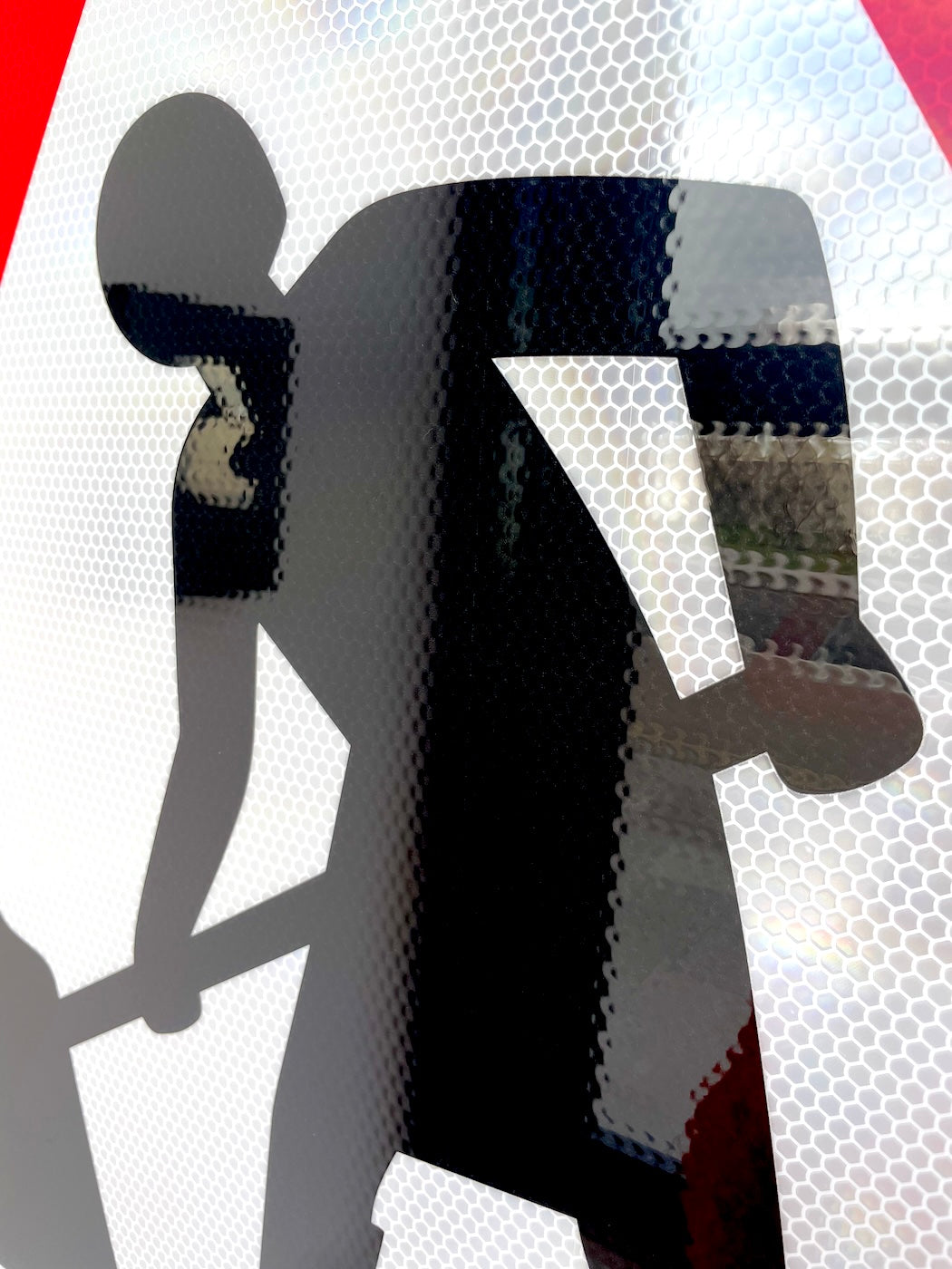 Collection of Margaret Calvert - Roadworks (Woman at Work) in a gallery layout