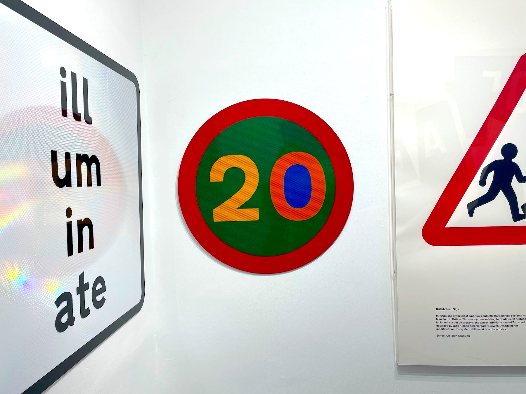 Collection of Margaret Calvert - 20mph in a gallery layout