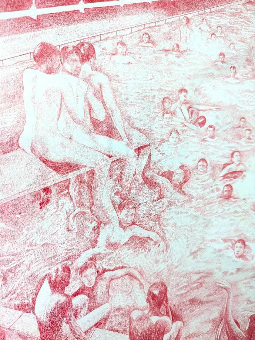 Collection of Maud Whatley - Pool - Liminal Gallery in a gallery layout