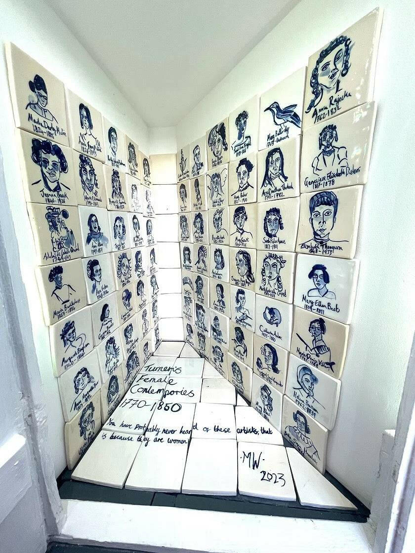 Collection of Mercedes Workman - Turner's Female Contemporaries Tiles - Liminal Gallery in a gallery layout