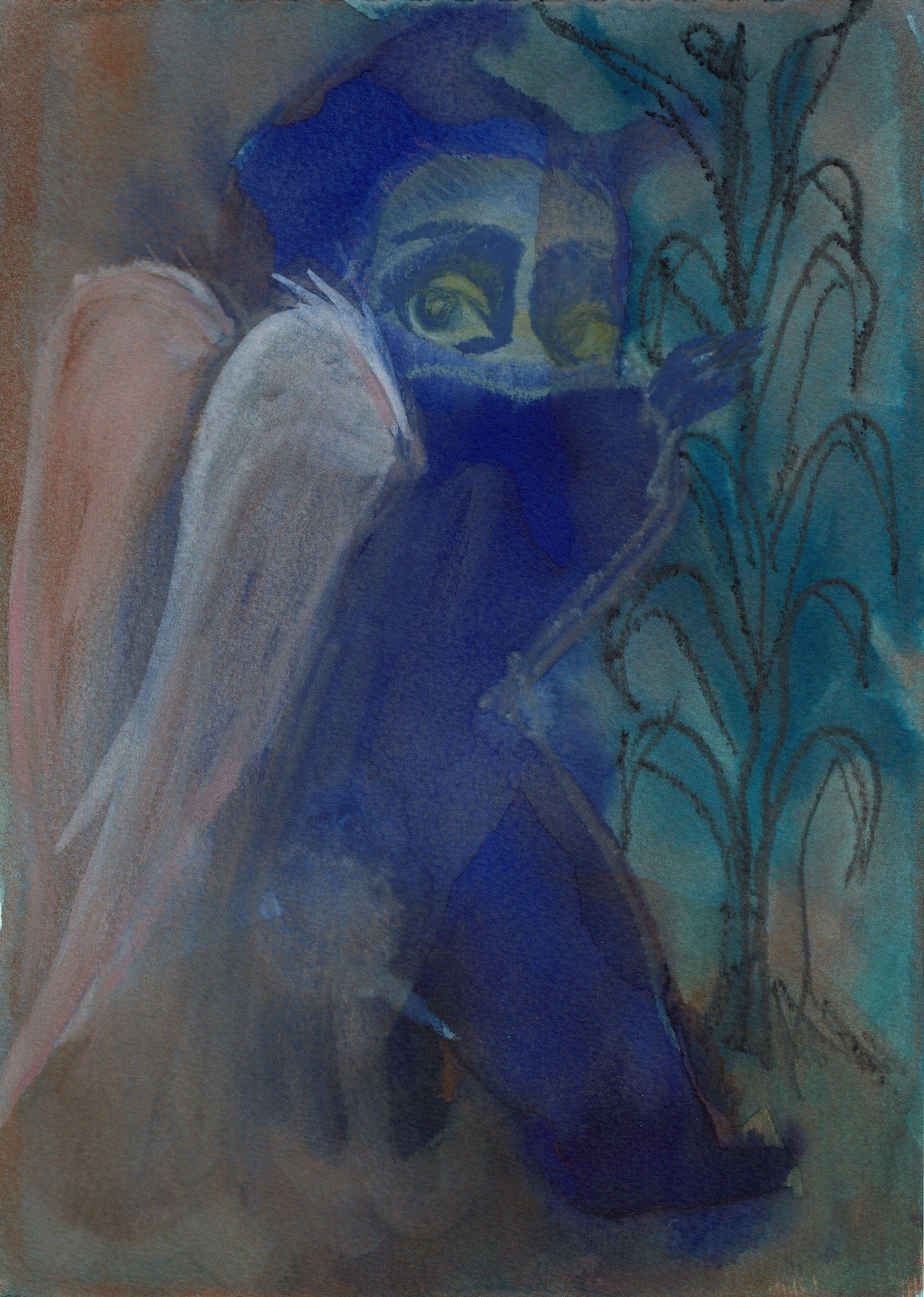 Collection of Natalka Liber Stephenson - Small Blue - Liminal Gallery in a gallery layout